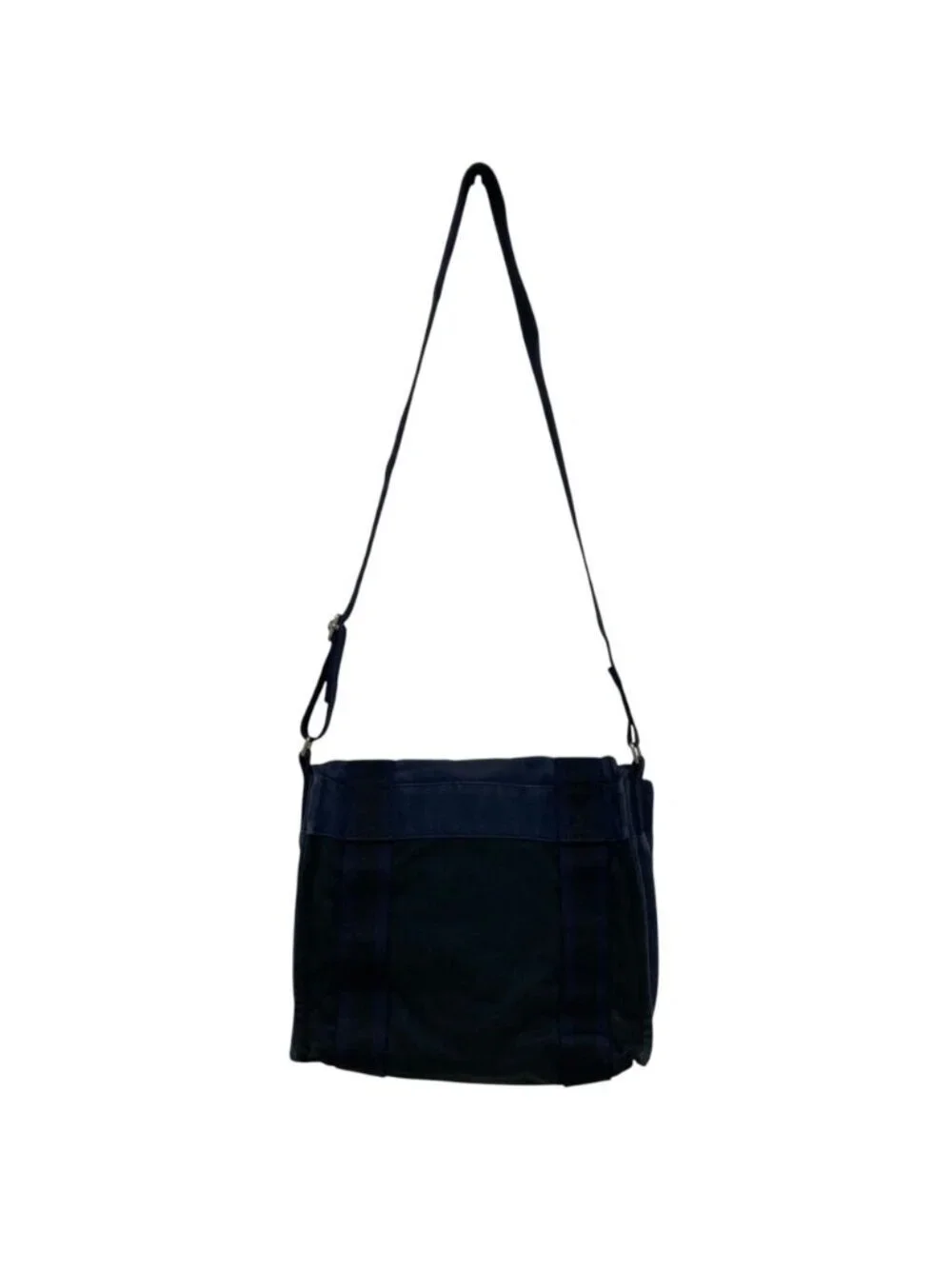 Hermes Fourre Tout Besace PM Shoulder Bag Navy Black